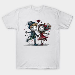 Delightful Matching Couple T-Shirt